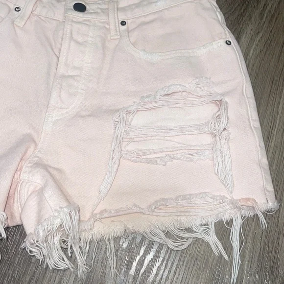 Denim x Alexander Wang Shorts - Light Pink